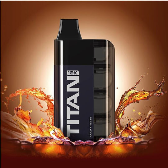 Titan Ηλεκτρονικό Τσιγάρο μιας Χρήσης Cola 2ml 20mg Μαύρο