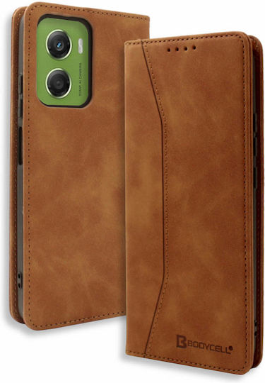 Калъф Bodycell Pu Leather Book Motorola Edge 60 Pro 5g Кафяв