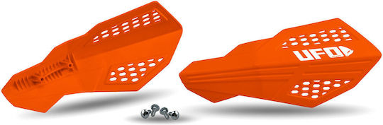 UFO Protective Motorcycle Handguards in Orange Colour