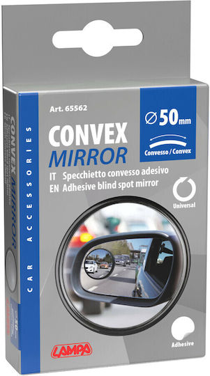 Lampa Car Blind Spot Side Mirror Prismatic Round Mirror 50mm