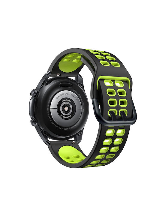 Huawei Watch GT Runner Двуредов силиконов черен зелен