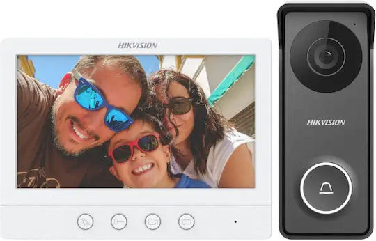 Hikvision Κουδούνι Πόρτας Ασημί