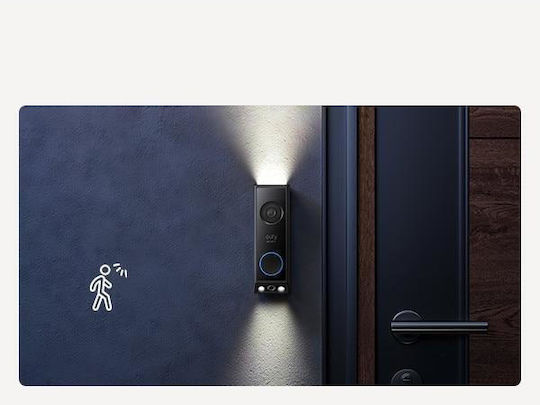 Eufy Dual Ασύρματο Σετ Θυροτηλεόρασης Wi-Fi Συμβατό με Alexa Μαύρο