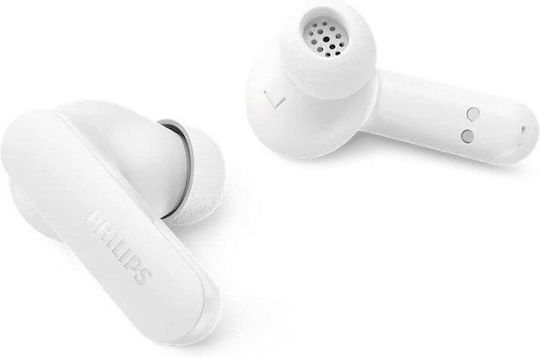 Philips TAT2200 In-ear Bluetooth Handsfree Headphones with Sweat Resistance and Charging Case White