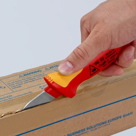 Knipex Козметична острилка за моливи Отделяне на изолацията Кабели с резец и дължина 180мм Нож 1000V 50mm