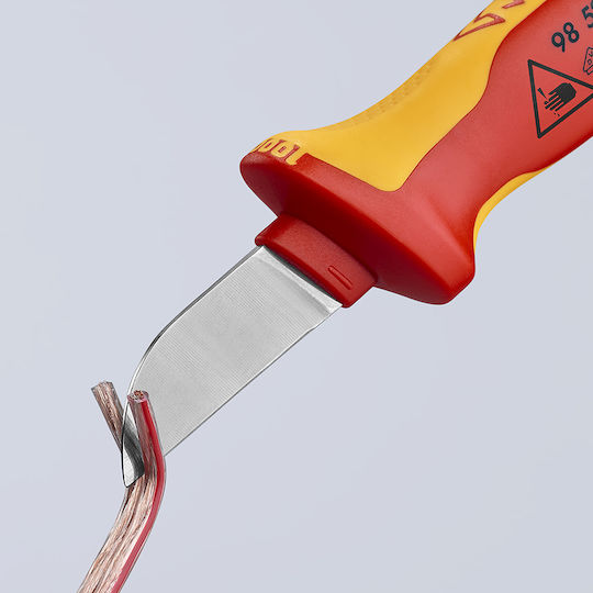 Knipex Козметична острилка за моливи Отделяне на изолацията Кабели с резец и дължина 180мм Нож 1000V 50mm