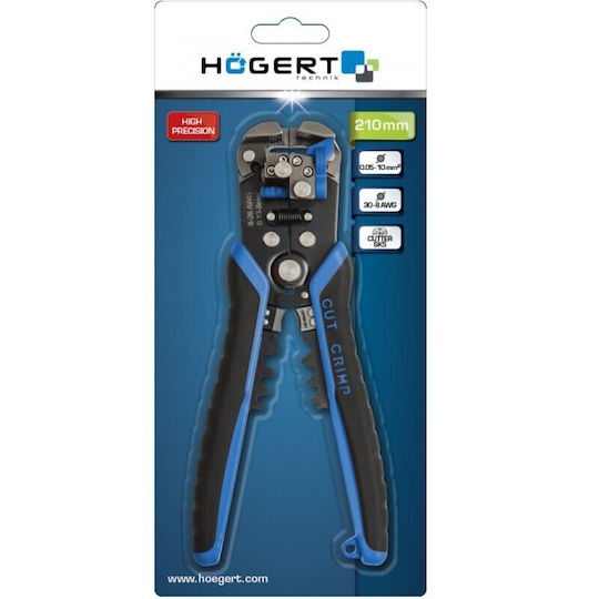 Högert Technik Abisolierzange Kabel mit Länge 210mm