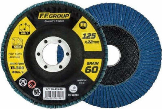 FFG Grinding Disc Metal P120 125mm Set 1pcs