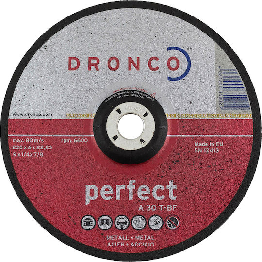 Dronco A 30 T Grinding Disc Metal 230mm Set 1pcs