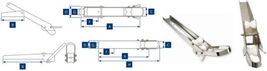 Lewmar Short Delta Type Anchor Roller <16kg