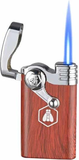 Lou Laguiole Windproof Jet Flame Lighter in Brown Colour
