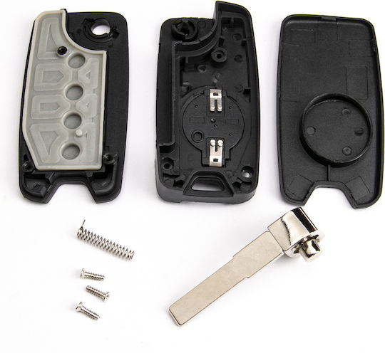 Carcasă cheie auto cu lamă Pliabil cu 4 butoane pentru Chrysler / Fiat / Jeep