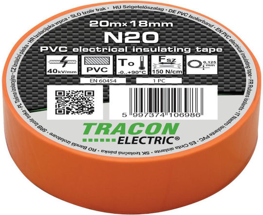 Tracon Electric Isolierband Orange