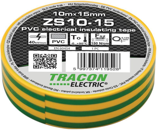 Tracon Electric Изолационна лента Жълта