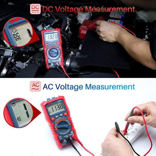 Astroai Multimetru Digital Astroai M4kor Trms 4000 Ohmmetru Voltmetru 1.5v 9v 12v Măsurare Fără Contact Lanternă