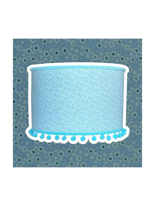 Oxygen Blue Pendant Ceiling Light with E27 Socket 35x25cm