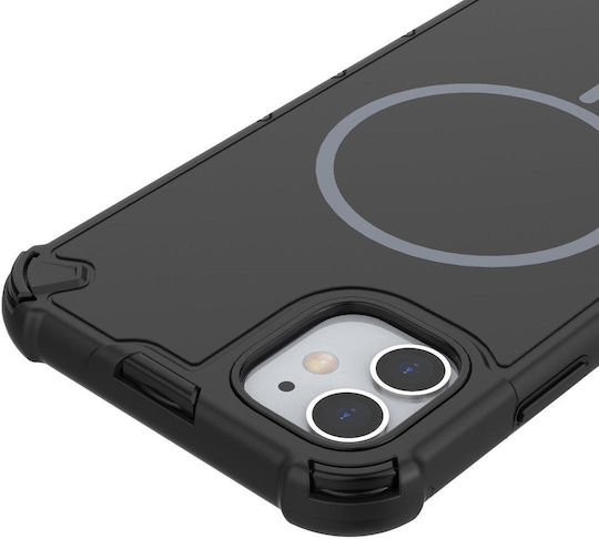 Defender 2в1 Магнитен Калъф За iPhone 11 Черен