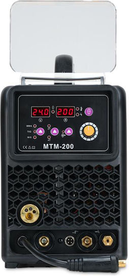 Helix Ηλεκτροκόλληση Inverter MAG / MIG / TIG / MMA / FCAW με Μέγιστο Ρεύμα Συγκόλλησης 200A και Κύκλο Εργασίας 60%