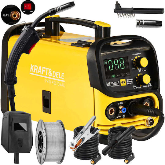 Kraft & Dele Sudură Inverter MIG / TIG / MMA cu Curent Maxim de Sudare 220A și Ciclu de Lucru 60%