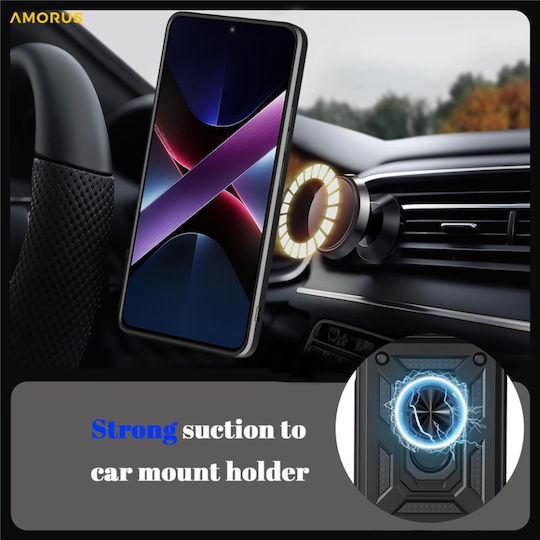 Magnetic Back Cover Roz (Motorola Moto G06, SKYDDAR INNOVATION)