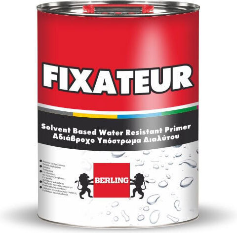 Berling Fixateur Primer Υπόστρωμα Κατάλληλο για Τοιχοποιία 1lt
