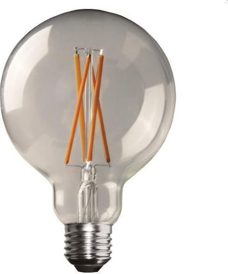 Eurolamp LED крушка 11W 95mm за фасунга E27 и форма G95 Хладно бяло 1600лм Димируем
