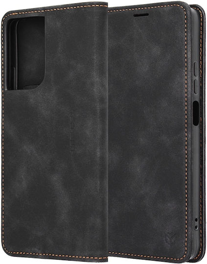 Wallet Piele artificială / Piele Negru (Motorola Moto G06, SKYDDAR INNOVATION)