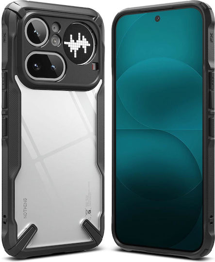 Ringke Fusion X Rückseite Umschlag Silikon Kunststoff Schwarz (Nichts Phone (4a) Pro)