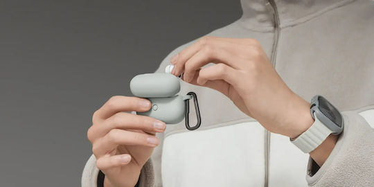 Mageasy Hülle in Silber Farbe für Apple AirPods Pro 3