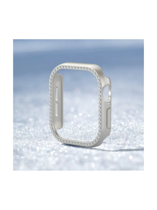 Case Amazingthing Glamour Gleamfit Titanium Apple Watch 46mm