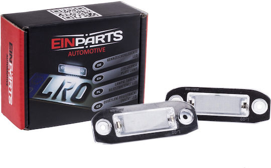 Einparts Φώτα Πινακίδας LED Volvo S80 2τμχ