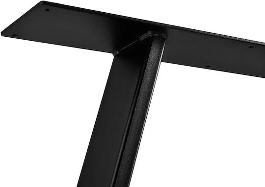 Stand De Masă Metalic Negru 50x72cm