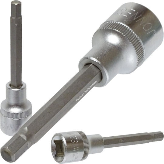 Jonnesway Дълъг Битов ключ с Allen връх и Квадратно Гнездо 1/2'' 1бр