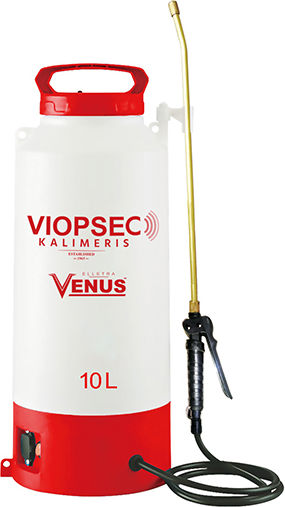 Viopsec Elettra Venus Pressure Sprayer 12V with Battery 1.3Ah with Capacity 10lt 3.5bar