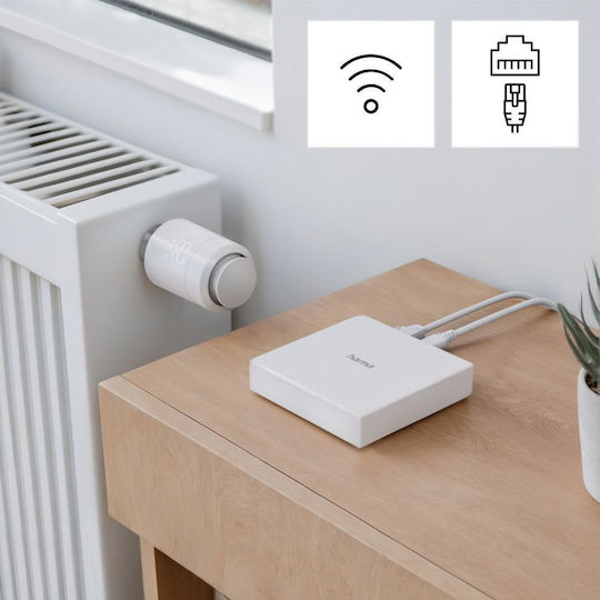 HAMA Смарт Шлюз Zigbee / Концентратор Съвместим с Google Home Apple HomeKit Alexa и Материя
