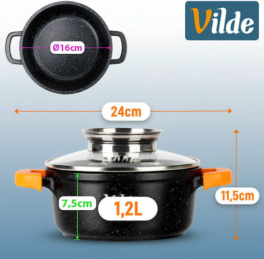 Vilde Terruna Aroma Комплект съдове за готвене 3 части