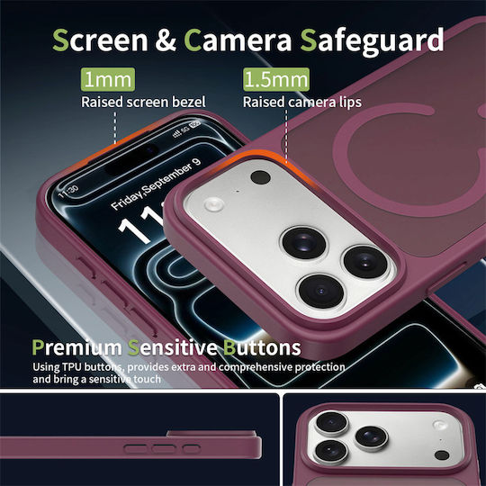 Orso Classic Hybrid Back Cover Πλαστικό Πορτοκαλί (Xiaomi 17 Pro Max)