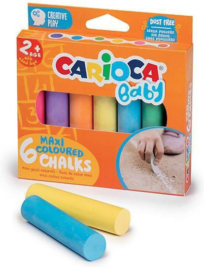 Креда Carioca Baby Maxi Цветни 6 Бройки