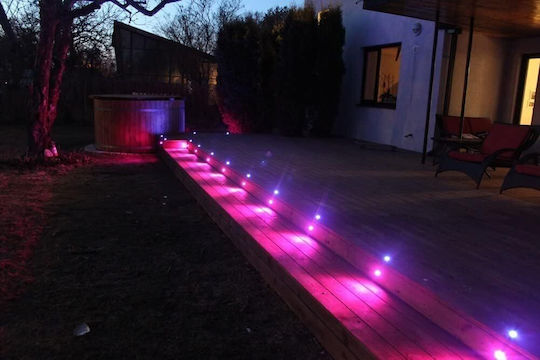 Dekoratives Tischlicht LED RGB 20Stück 3x3cm Dekoratives Tischlicht LED RGB 20Stück 3x3cm
