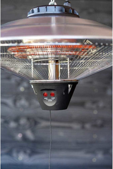 Eurom Elektrische Außenheizung mit Leistung 2,1 kW