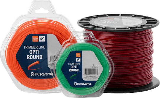 Husqvarna Opti Round Brush Cutter Trimmer Line Round Length 2m and Thickness 2mm