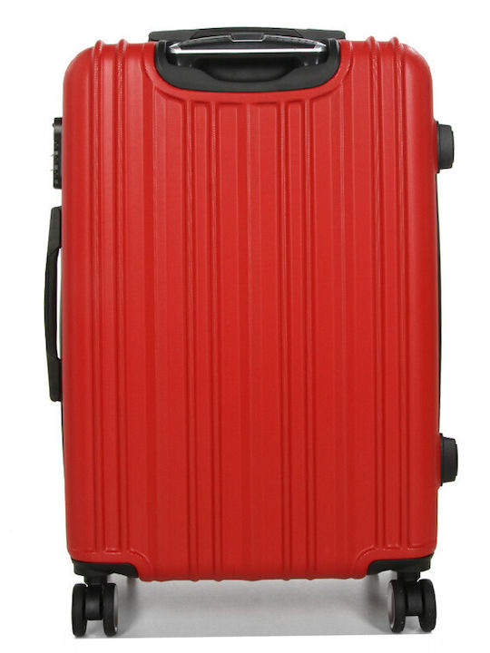 WORLDLINE Valiză de Călătorie de Cabină Dură Roșie Înălțime 55 cm