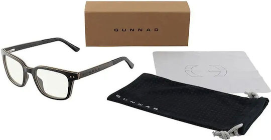Ochelari De Protecție Împotriva Luminii Albastre Gunnar Muir Ebony Wood Clear Pro