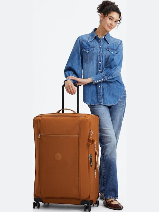 Kipling Голяма Куфара За Пътуване Mokka Височина 78см