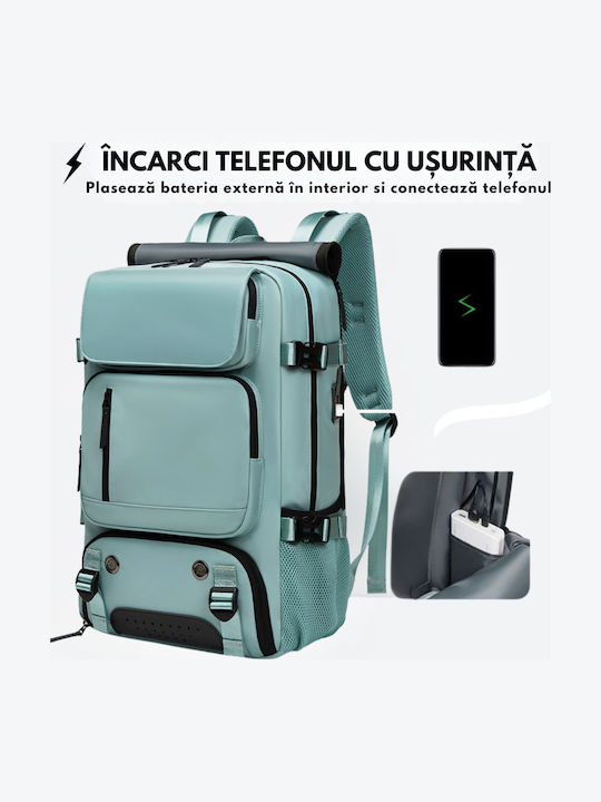 Backpack Αδιάβροχο 40lt Τιρκουάζ