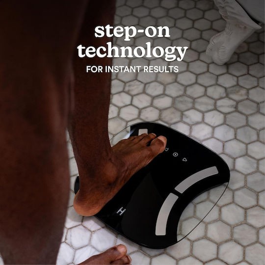Homedics Smart Ζυγαριά με Λιπομετρητή & Bluetooth Μαύρη