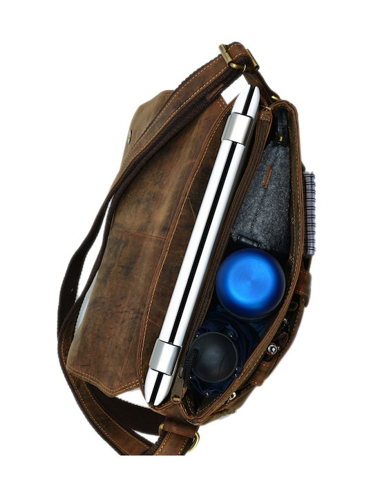 Geantă bărbătească de Umăr / Crossbody din Piele Bej
