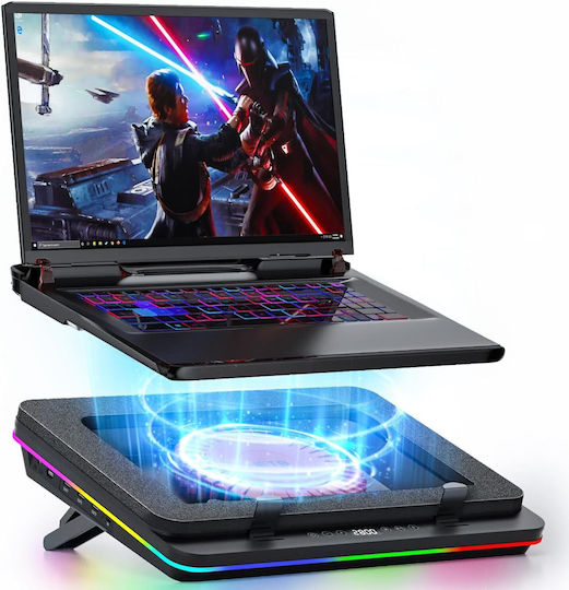 IETS Pad De Răcire Pentru Laptop Până La 19.3" Cu 1 Ventilator Și Iluminare B0CR3WYGQ8