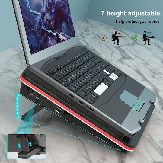 IETS Cooling Pad for Laptop up to 17.3 with 1 Fan B09D92421X