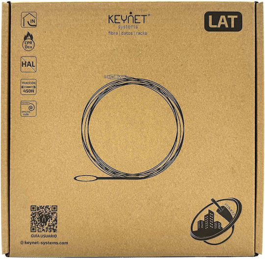 Keynet Patchkabel Flach Easypull Safetrack LC/APC-LC/APC 40,0m